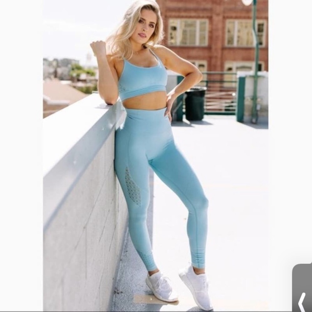 Gymshark Seamless  blue energy leggings XS 💙